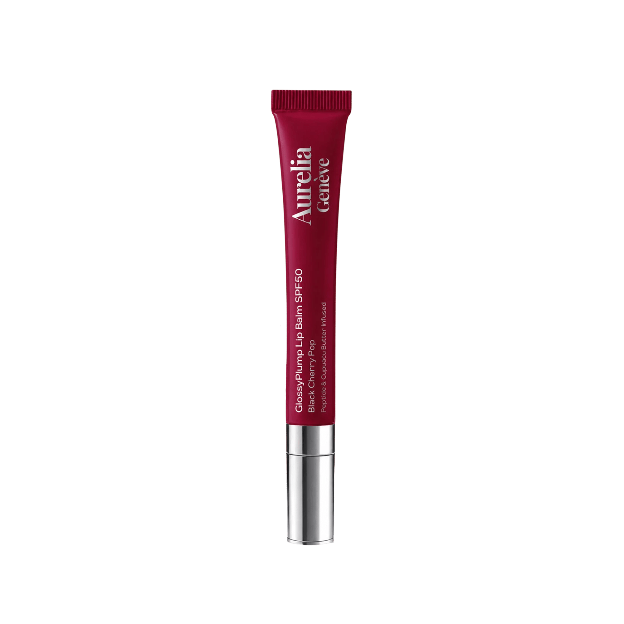 Aurelia Geneve GlossyPlump Anında Dolgunlaştırıcı Etkili SPF50 Renkli Lip Balm Black Cherry Pop 12 ml