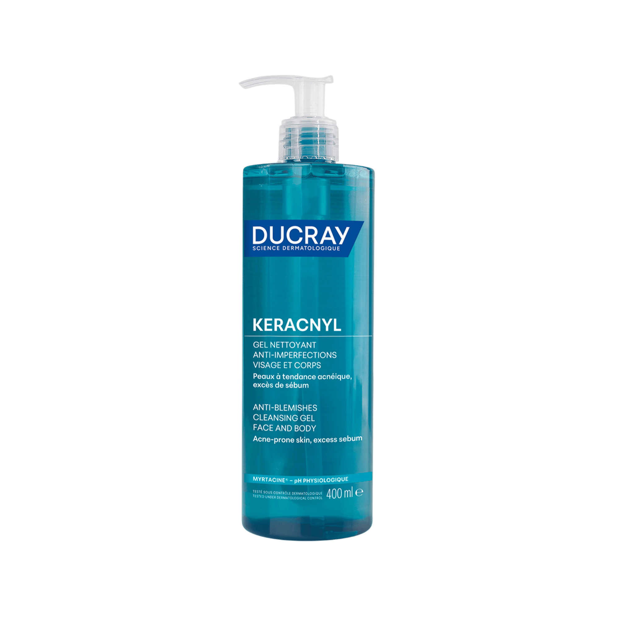 Ducray Keracnyl Gel Yağlı ve Akneye Eğilimli Ciltler İçin Temizleme Jeli 400 ml