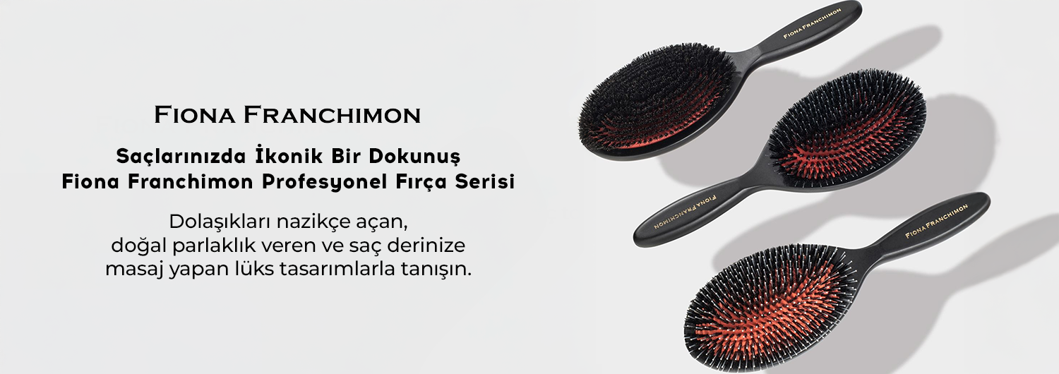 Fiona Franchimon Fırça Serisi ile Saçınızda Profesyonel Masaj ve Işıltı Etkisi