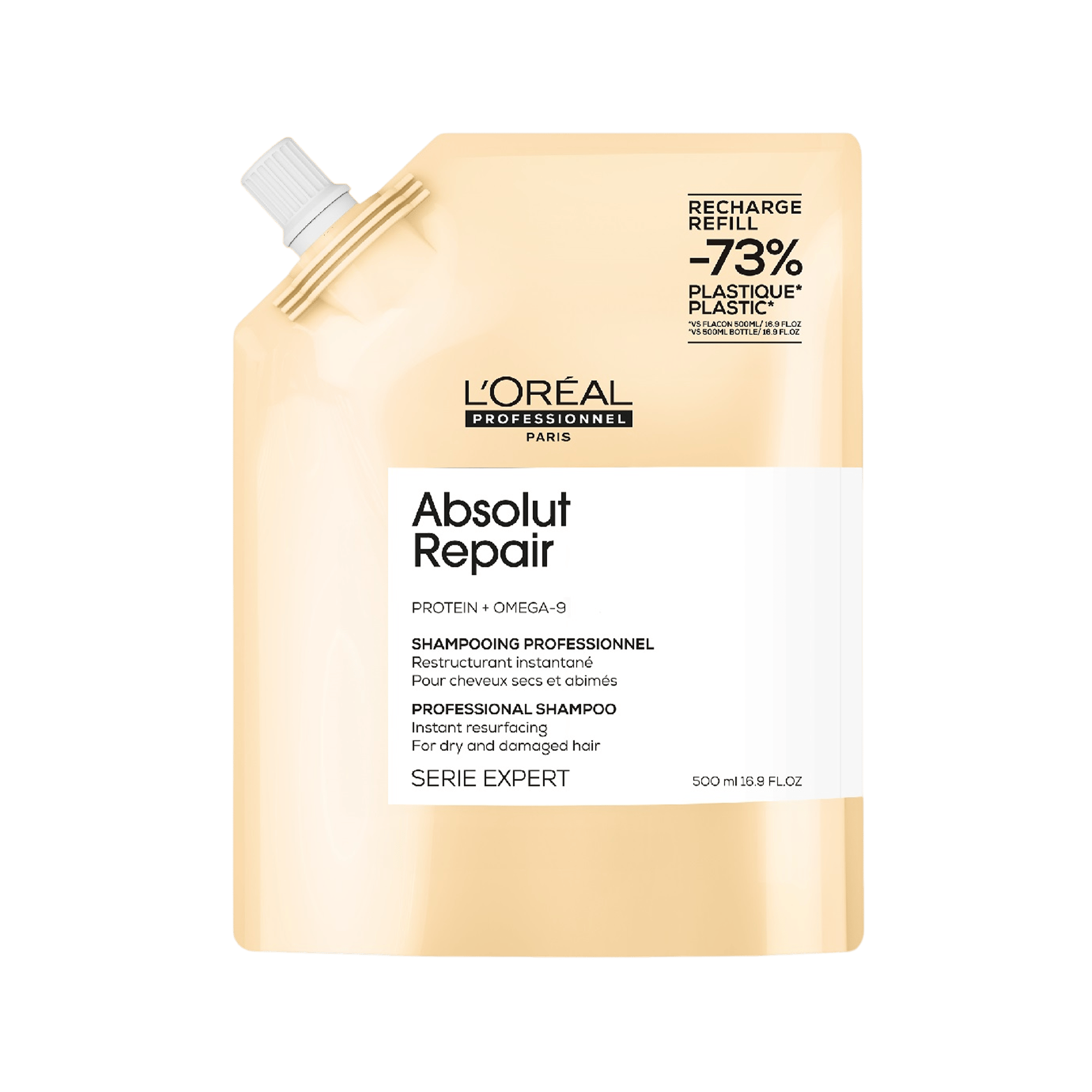 Loreal Professionnel Paris Serie Expert Absolut Repair Yıpranmış Saçlar için Onarıcı Şampuan Refill 500 ml