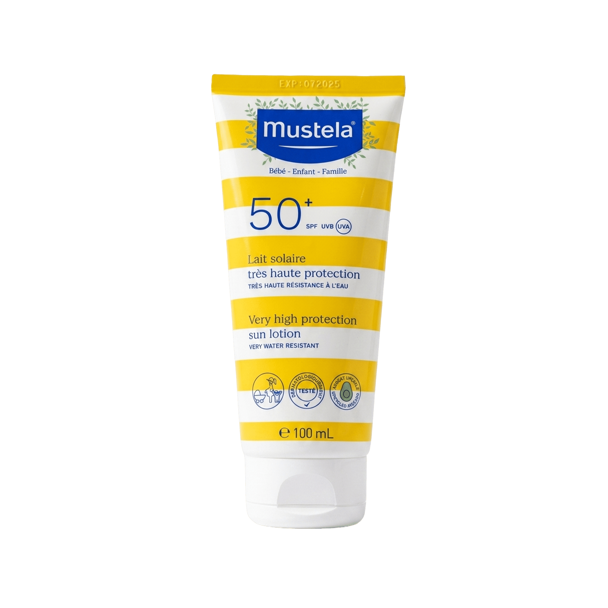 Mustela SPF 50+ Çok Yüksek Koruma Faktörlü Güneş Losyonu 100 ml 2 Adet