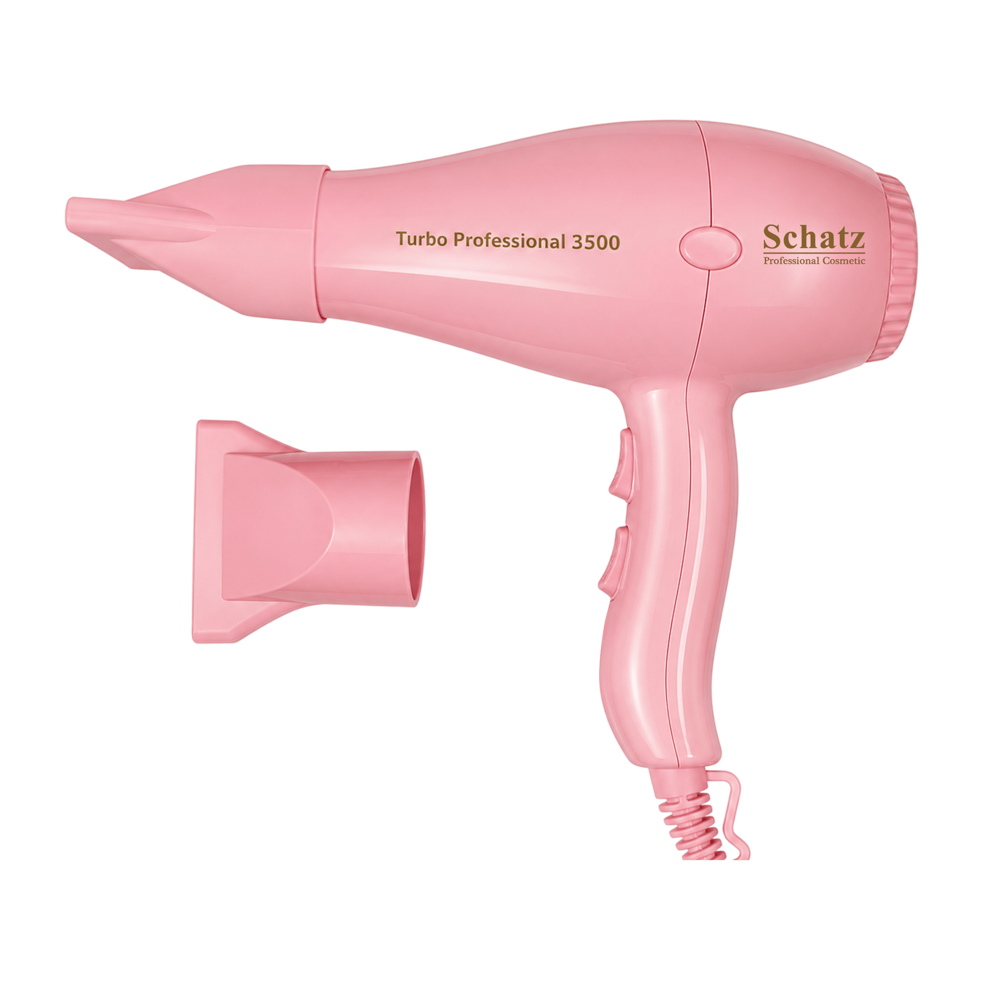 Schatz Profesyonel Turbo 3500 Fön Makinesi Pembe 2400W