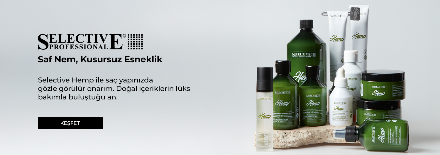 Selective Professional Hemp ile Saf Nem ve Kusursuz Esneklik