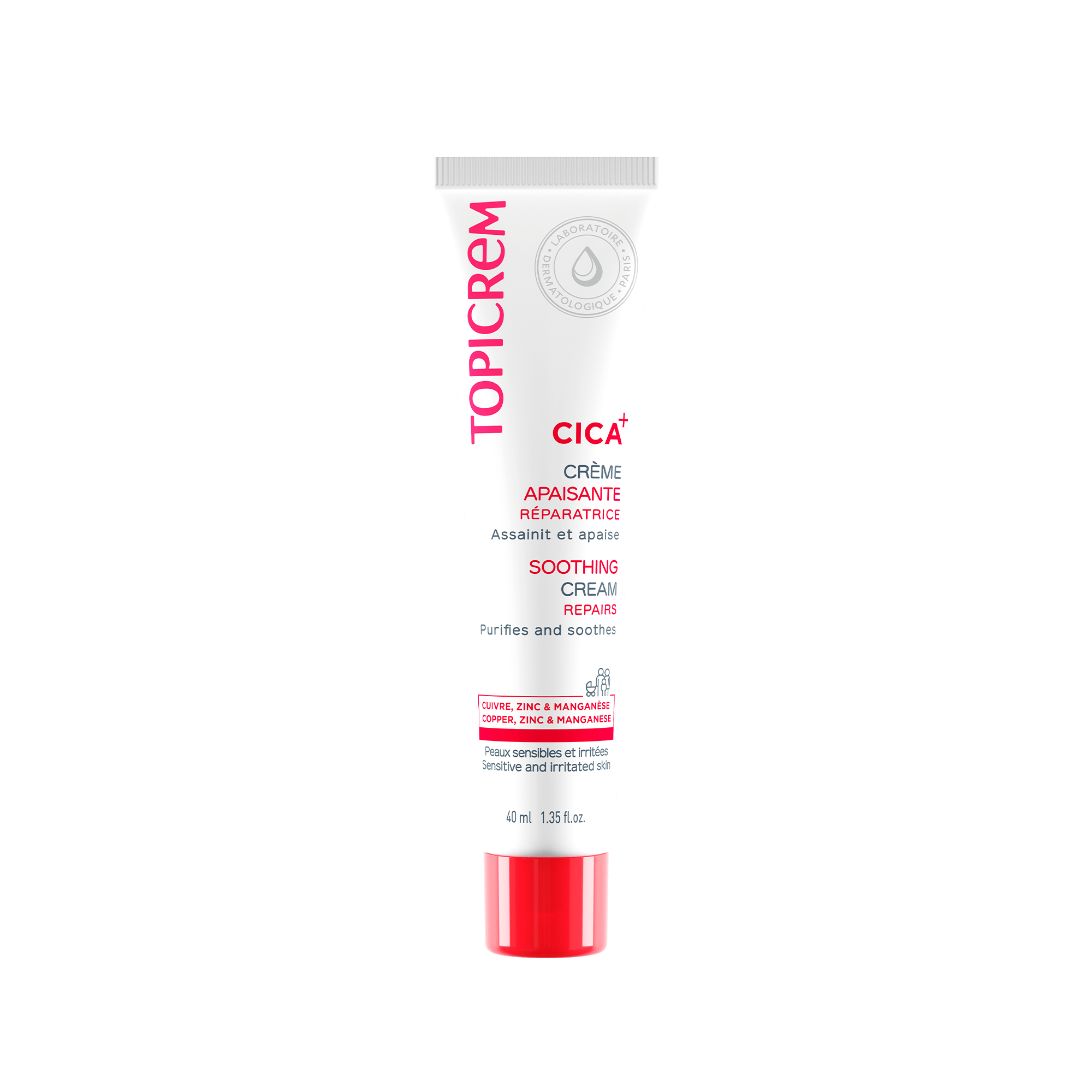 Topicrem Cica Soothing Tahriş Olmuş Ciltler İçin Onarıcı Krem 40 ml