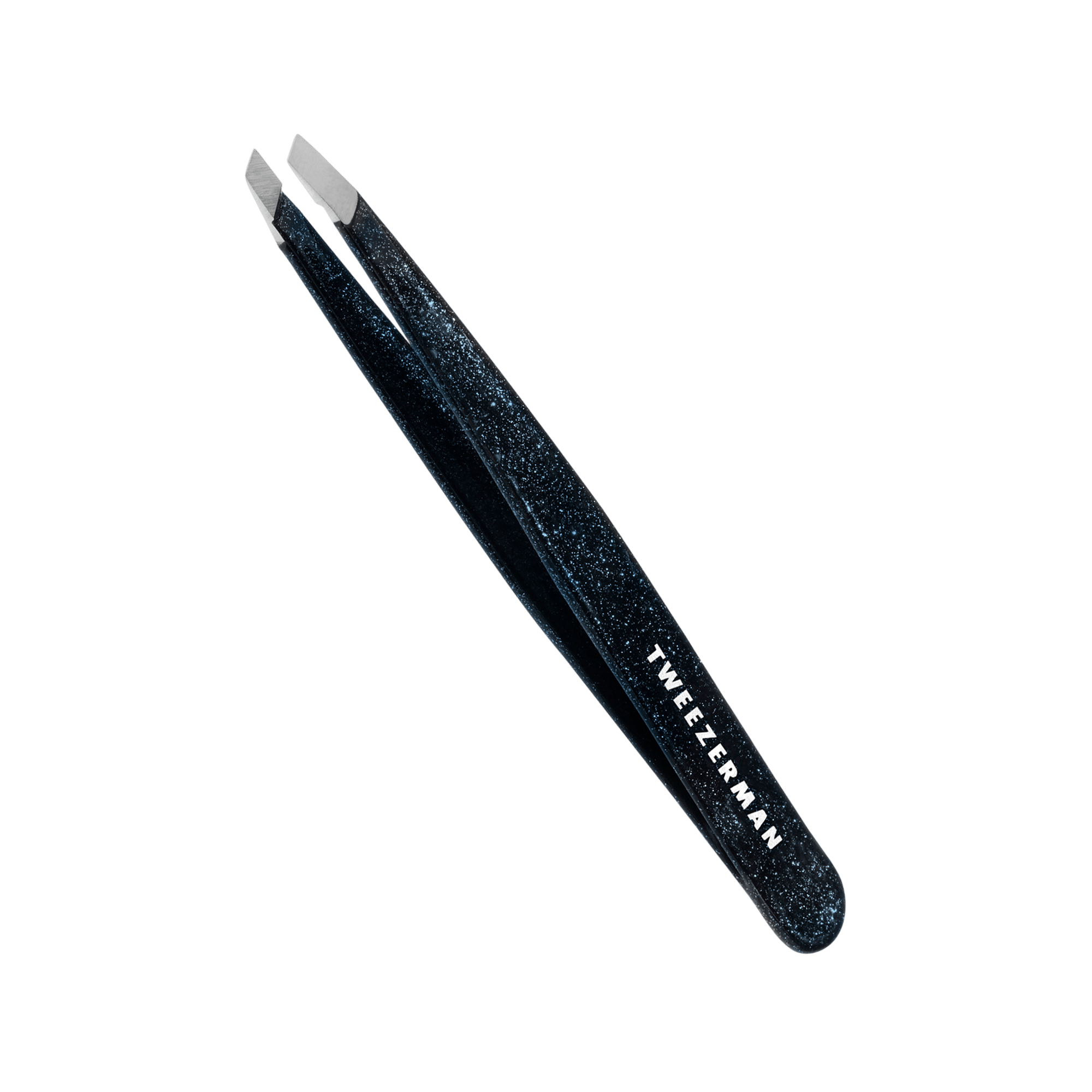 TWEEZERMAN Slant Tweezer Dusted Onyx Işıltılı Siyah Oniks Cımbız