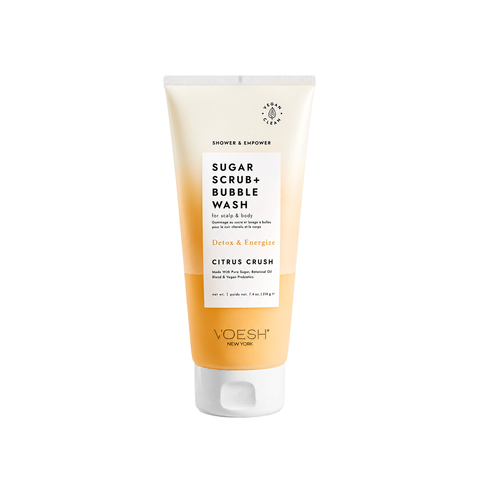 Voesh New York Sugar Scrub Baş Derisi ve Vücut İçin Köpüren Peeling Narenciye 210 g
