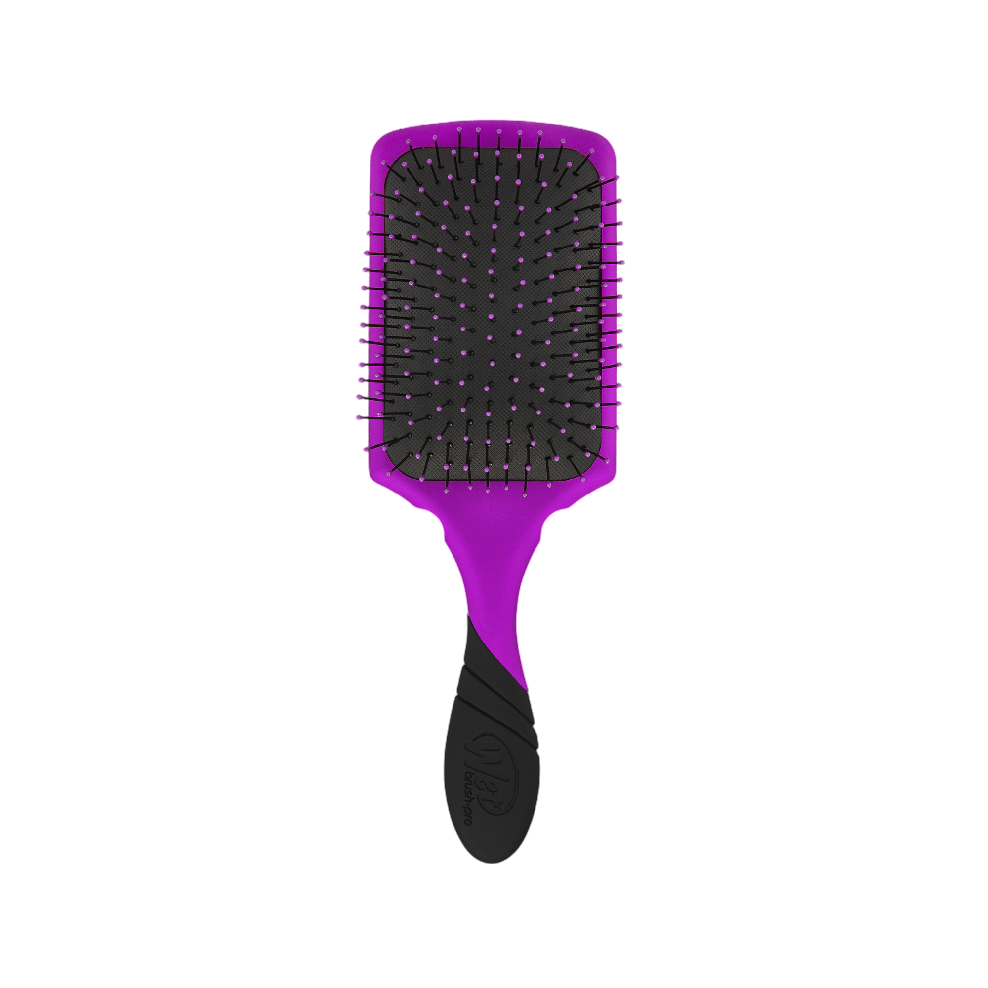 Wet Brush Pro Paddle Detangler Kalın Telli Saçlar İçin Geniş Saç Fırçası Mor