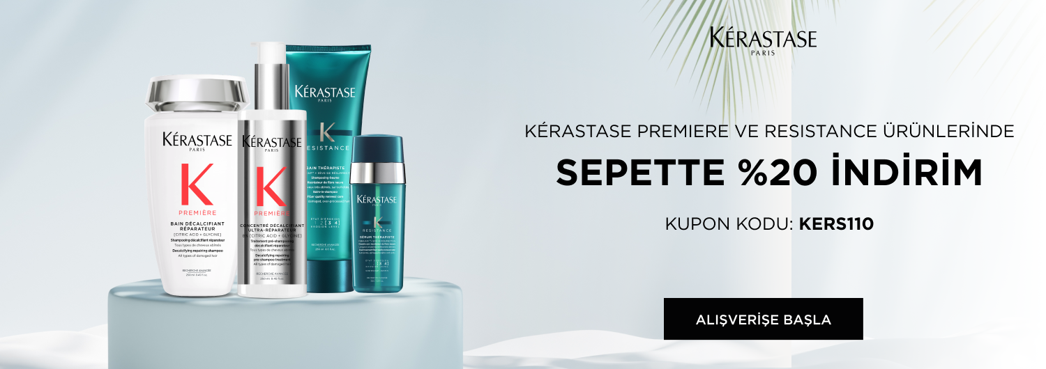 Kerastase Premiere ve Resistance Ürünlerinde Sepette %20 İndirim