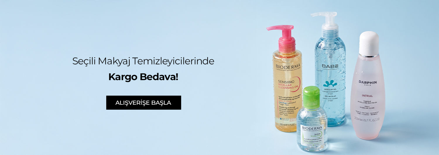 Seçili Makyaj Temizleyicilerde Kargo Bedava