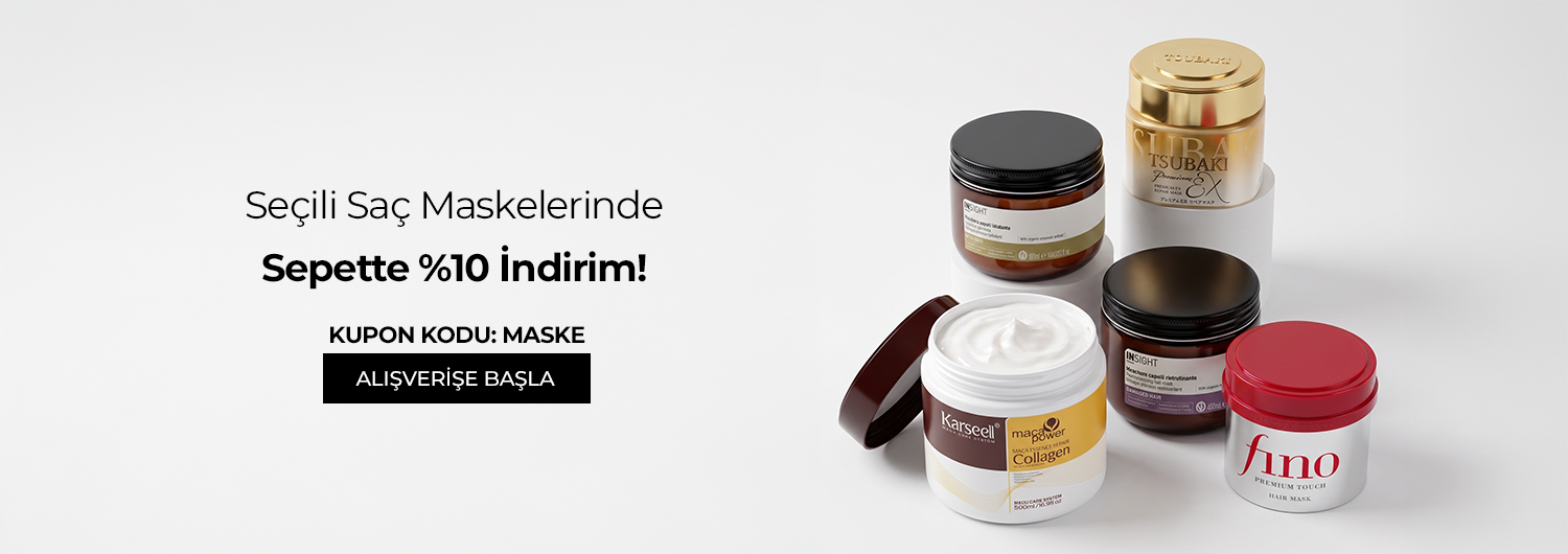 Seçili Saç Maskelerinde Sepette %10 İndirim