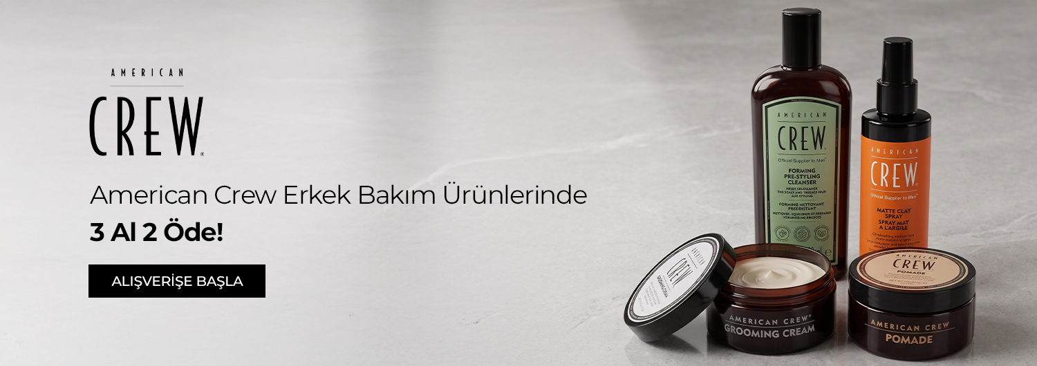 Tüm American Crew Erkek Bakım Ürünlerinde 3 Al 2 Öde Fırsatı!
