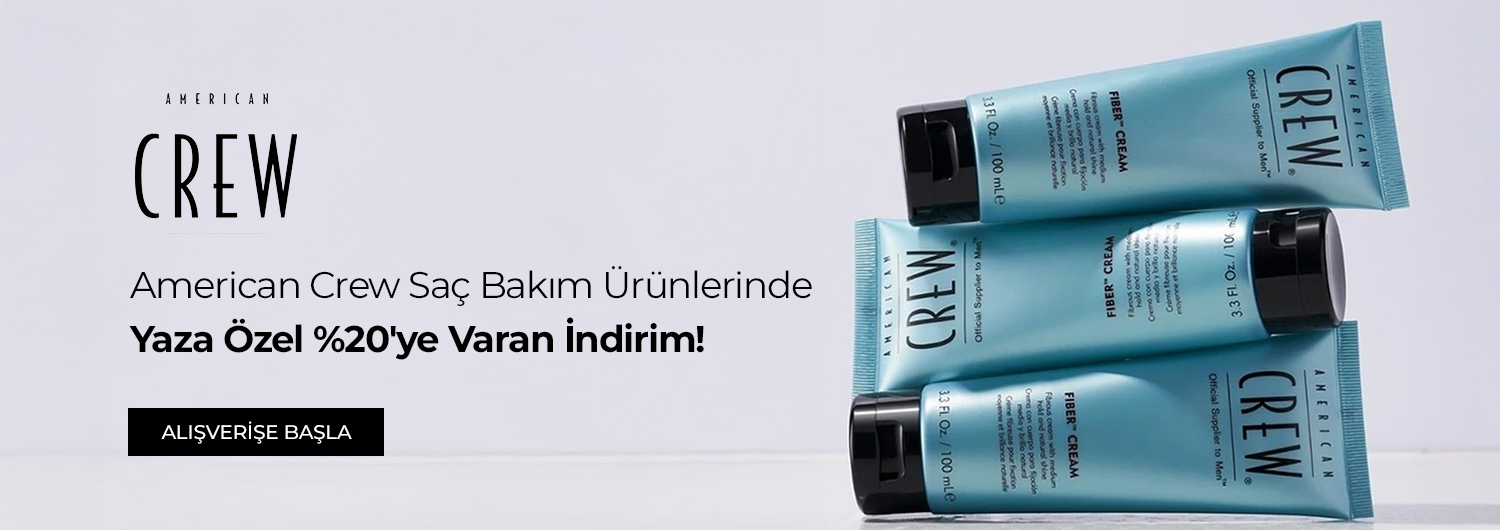 American Crew Saç Bakım Ürünlerinde Yaza Özel %20'ye Varan İndirim!