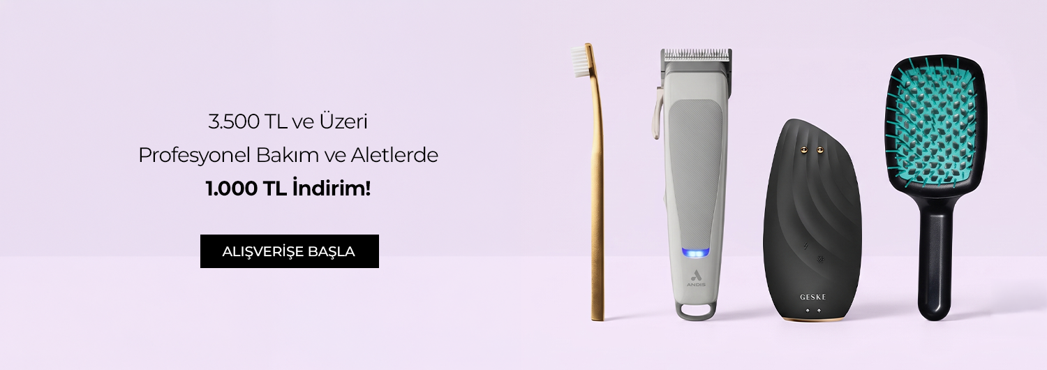 Profesyonel Bakım ve Aletlerde 3.500 TL Üzeri 1.000 TL İndirim!