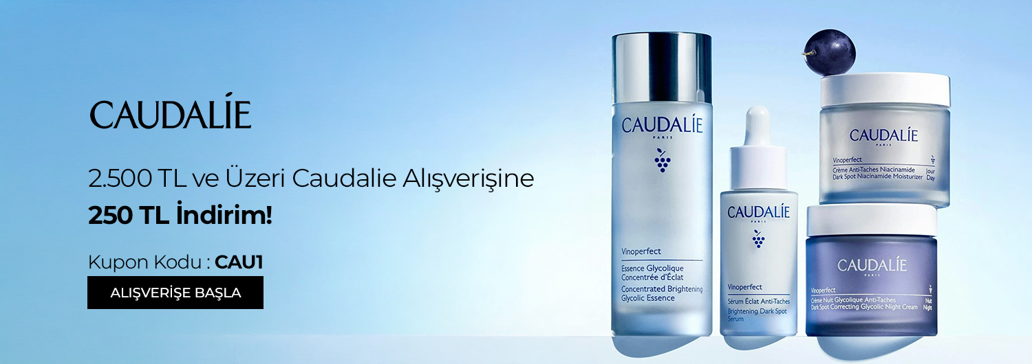 Tüm Caudalie Ürünlerinde 2.500 TL Üzerine 250 TL İndirim