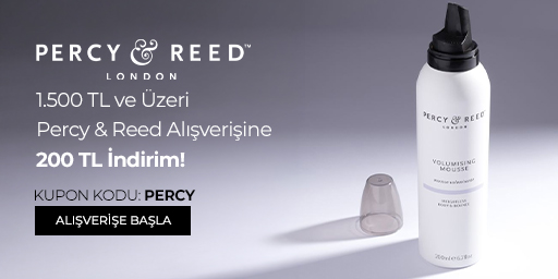 Percy & Reed'de 1.500 TL Üzerine 200 TL İndirim
