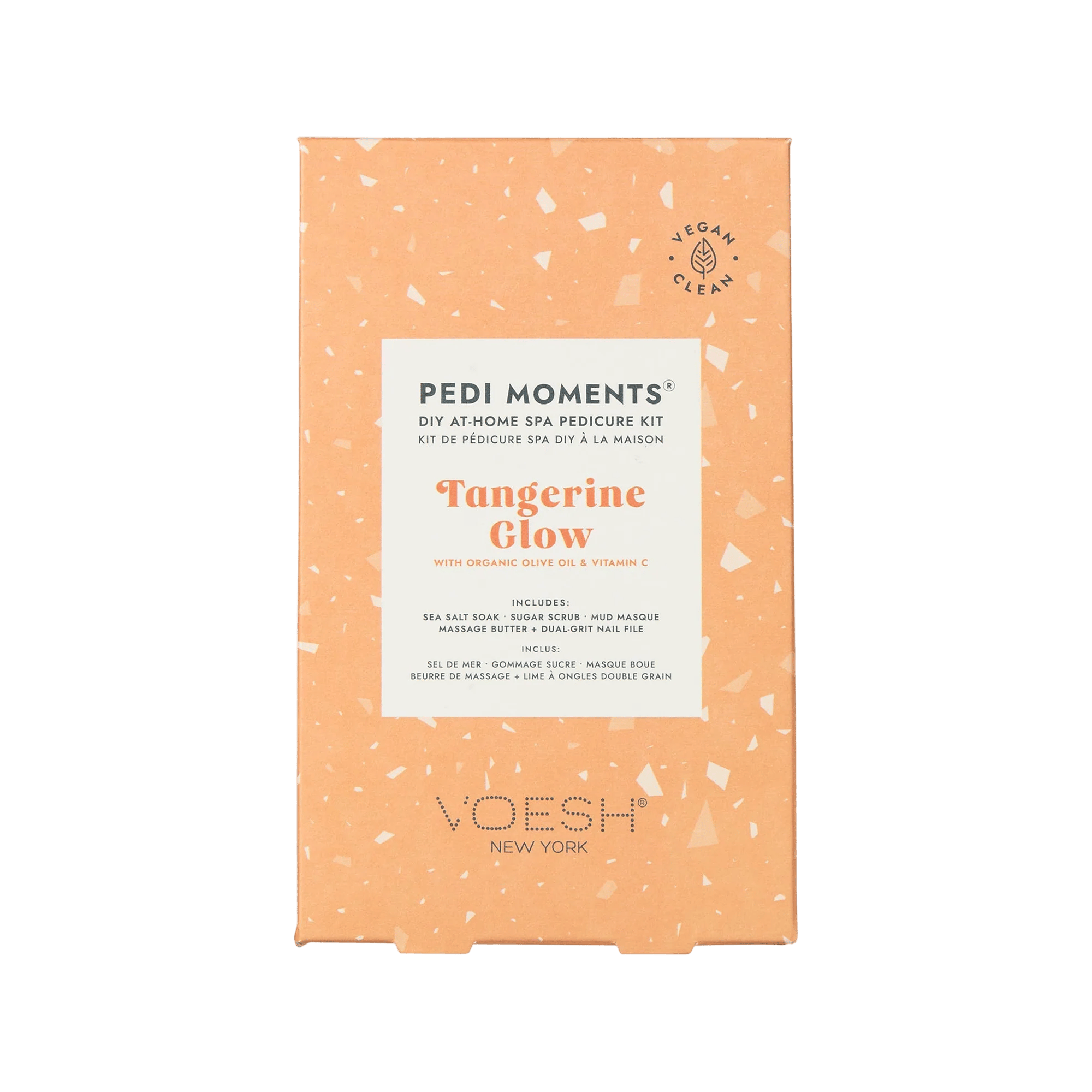 Voesh New York Pedi In A Box Deluxe Pedikür 4 Adımlı Törpülü Set Mandalina