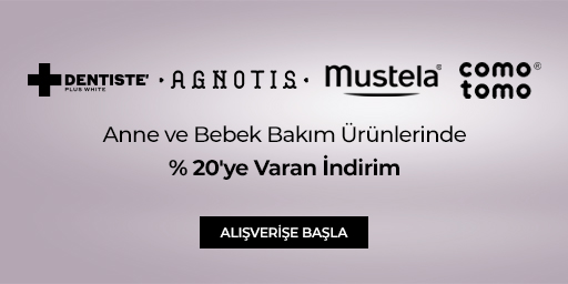 Anne ve Bebek Bakım Ürünlerinde % 20'ye Varan İndirim