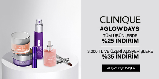 Clinique Ürünlerinde %25 İndirime Ek 3000 TL Ve Üzeri Alışverişlerde %35 İndirim!