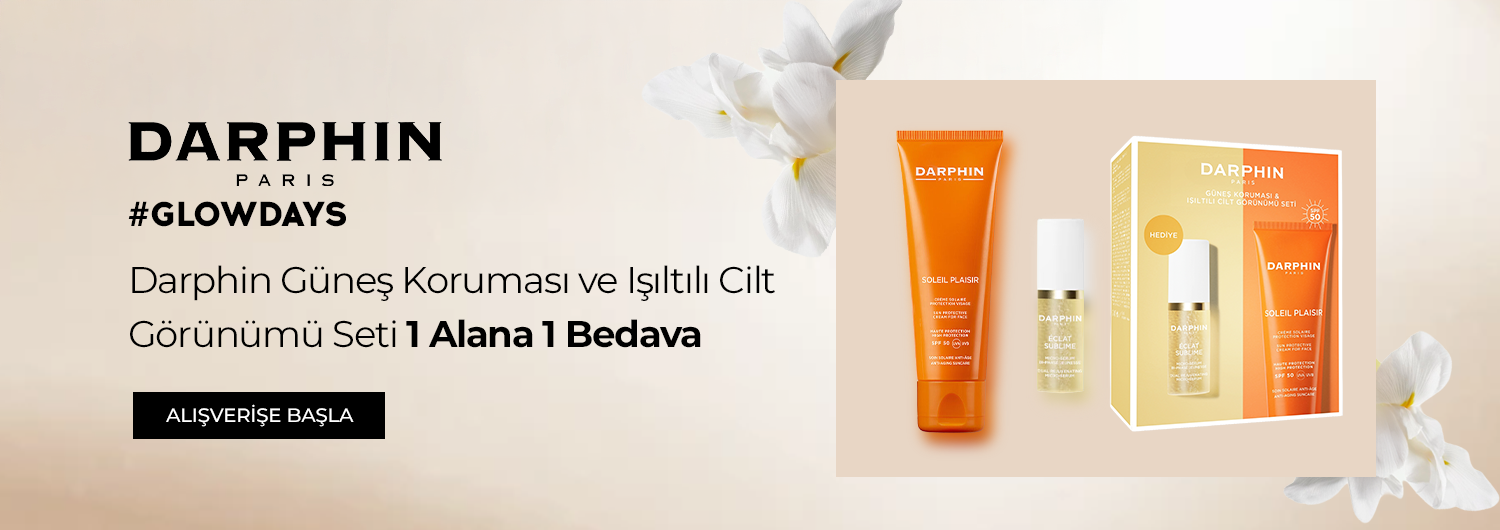30 Kasım 2025 günü saat 23:59'a kadar geçerlidir. Yalnızca SMS ve e-posta ile doğrulanan hesaplar, 1 kez faydalanabilir. Kampanya sadece Darphin Güneş Koruması ve Işıltılı Cilt Görünümü Seti markalı ürünü için geçerlidir. Kısmi iade durumunda kampanya şartları tekrar değerlendirilir. İade sonrası kampanya koşulu sağlanmıyorsa hediye ürünü geri alınır veya hediye ürünün satış bedeli iade tutarından düşülür. Bu nedenle iade tutarı beklenenden düşük çıkabilir veya iade oluşmayabilir.
