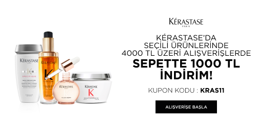 Kerastase Seçili Ürünlerde 4000 TL Ve Üzeri Alışverişlerinde Sepette 1000 TL İndirim!