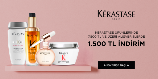 Seçili Kerastase ürünlerinde geçerli olan bu kampanyadan yararlanmak için kupon kodu gerekmemekte olup, sepetinize kampanya dahilindeki ürünlerden en az 7.500 TL değerinde eklediğinizde 1.500 TL indirim ödeme ekranında otomatik olarak uygulanacak ve Seçtiğiniz Hediye Ürününüz sepetinize eklenecektir. Kampanya 1 kullanım ile sınırlıdır ve hediye ürün stokları mevcuttur. Kısmi iade durumunda, iade sonrası kalan sepet tutarı kampanya alt sınırını (7.500 TL) karşılamıyorsa 1.500 TL’lik indirim ve hediye ürün avantajı iptal edilerek iade tutarı ürünlerin indirimsiz fiyatları üzerinden yeniden hesaplanır; bu hesaplama nedeniyle iade tutarı ürün fiyatından düşük çıkabilir veya bakiye oluşmayabilir. Ayrıca iade sonrası kalan tutarın "Ücretsiz Kargo" bareminin altında kalması durumunda, kampanya kapsamında alınmayan kargo ücreti iade tutarından düşülür.