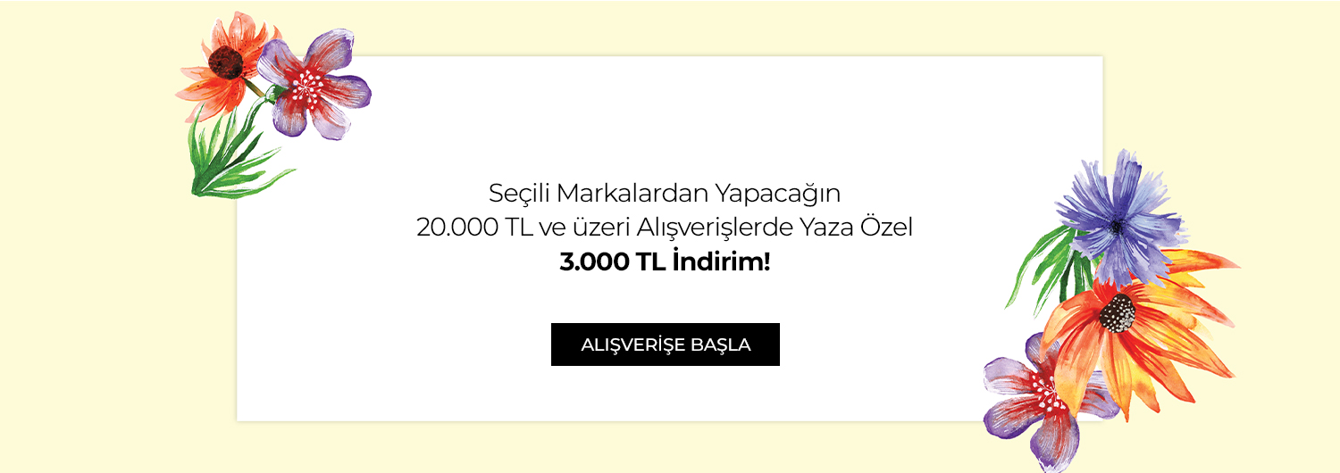 Seçili markalarda geçerli olan bu kampanyadan yararlanmak için kupon kodu gerekmemekte olup, sepetinize kampanya dahilindeki ürünlerden en az 20.000 TL değerinde eklediğinizde 3.000 TL indirim ödeme ekranında otomatik olarak uygulanacaktır. Kampanya 1 kullanım ile sınırlıdır. Kısmi iade durumunda, iade sonrası kalan sepet tutarı kampanya alt sınırını (20.000 TL) karşılamıyorsa 3.000 TL’lik indirim avantajı iptal edilerek iade tutarı ürünlerin indirimsiz fiyatları üzerinden yeniden hesaplanır; bu hesaplama nedeniyle iade tutarı ürün fiyatından düşük çıkabilir veya bakiye oluşmayabilir. Ayrıca iade sonrası kalan tutarın "Ücretsiz Kargo" bareminin altında kalması durumunda, kampanya kapsamında alınmayan kargo ücreti iade tutarından düşülür.