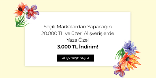 Seçili markalarda geçerli olan bu kampanyadan yararlanmak için kupon kodu gerekmemekte olup, sepetinize kampanya dahilindeki ürünlerden en az 20.000 TL değerinde eklediğinizde 3.000 TL indirim ödeme ekranında otomatik olarak uygulanacaktır. Kampanya 1 kullanım ile sınırlıdır. Kısmi iade durumunda, iade sonrası kalan sepet tutarı kampanya alt sınırını (20.000 TL) karşılamıyorsa 3.000 TL’lik indirim avantajı iptal edilerek iade tutarı ürünlerin indirimsiz fiyatları üzerinden yeniden hesaplanır; bu hesaplama nedeniyle iade tutarı ürün fiyatından düşük çıkabilir veya bakiye oluşmayabilir. Ayrıca iade sonrası kalan tutarın "Ücretsiz Kargo" bareminin altında kalması durumunda, kampanya kapsamında alınmayan kargo ücreti iade tutarından düşülür.