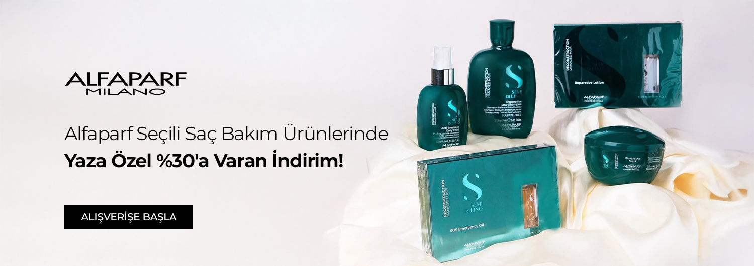 Alfaparf Seçili Saç Bakım Ürünlerinde Yaza Özel %30’a varan avantajlı fiyatlar, tavsiye edilen satış rakamları üzerinden doğrudan ürün etiketlerine yansıtılmış olup sepette ek bir indirim uygulanmayacaktır. Kısmi iade durumunda, iade sonrası kalan sepet tutarı kampanya şartlarını veya ücretsiz kargo baremini karşılamazsa; sağlanan indirim avantajı ve başlangıçta tahsil edilmeyen kargo ücreti iade tutarından mahsup edilerek yeniden hesaplama yapılır. Bu işlemler nedeniyle iade edilecek tutar, ürünün kampanya fiyatından düşük çıkabilir veya iade bakiyesi oluşmayabilir.