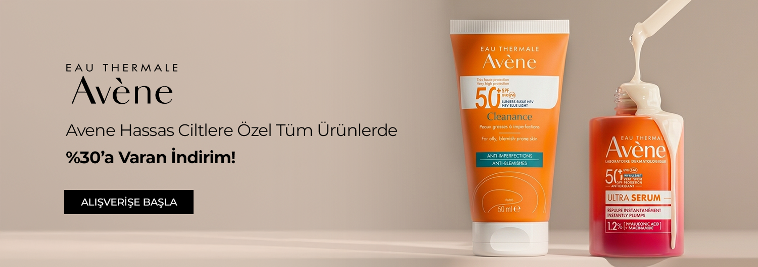 Bundle (set) stok kodlu ürünler dahil değildir; sadece kampanya altında listelenen tüm ürünler dahildir.
%30'a varan indirim ürün fiyatlarına doğrudan yansıtılmıştır.
Kampanyadan yararlanmak için sepete eklenen Avene ürünleri indirimli fiyatlar üzerinden hesaplanacaktır. Kısmi iade durumunda, iade tutarı ürünün satın alınan
indirimli fiyatı üzerinden hesaplanır.
İndirim doğrudan ürün bazlı uygulandığı için, iade edilen ürünün net tutarı hesabınıza aktarılır; ancak kampanya kapsamı dışındaki diğer sepet avantajları veya kargo baremleri bu iadeden dolayı değişiklik gösterebilir.