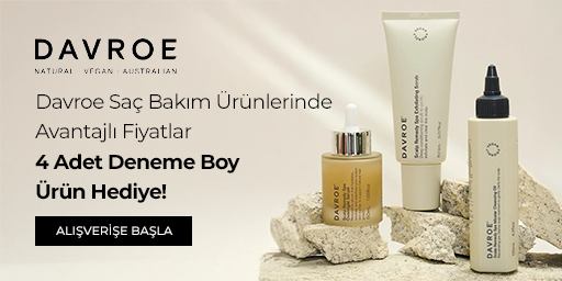 Davroe Saç Bakım Ürünlerinde Avantajlı Fiyatlara Ek, 4 Adet Deneme Boy Ürün Hediye!