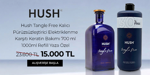 SMS ve e-posta doğrulaması yapılmış üyeler, sepetlerine Hush Tangle Free Kalıcı Pürüzsüzleştirici Elektriklenme Karşıtı Keratin Bakımı (700 ml + 1000ml Refill) ürününü eklediklerinde avantajlı fiyat doğrudan sepet tutarına yansıtılacaktır. Hijyen kuralları gereği, iade edilecek ürünün koruma bandının açılmamış, ambalajının hasar görmemiş ve kullanılmamış olması zorunludur; iade işlemleri ise ürünün satın alındığı tarihteki kampanyalı fatura tutarı (15.000 TL) üzerinden gerçekleştirilir. İade sonrasında kalan sepet tutarının ücretsiz kargo alt limitinin altında kalması durumunda, başlangıçta tahsil edilmeyen kargo ücreti iade bedelinden mahsup edilecek olup bu kampanya Hush markalı diğer promosyonlarla birleştirilemez.