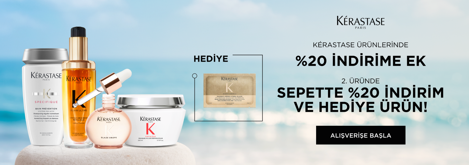 Bundle (set) stok kodlu ürünler dahil değildir; sadece kampanya altında listelenen tüm ürünler dahildir.
%20 indirim ve 2. üründe %20 ek indirim sepette yansıtılmıştır.
Kampanyadan yararlanmak için sepete eklenen Kérastase ürünleri indirimli fiyatlar üzerinden hesaplanacaktır. Kısmi iade durumunda, iade tutarı ürünün satın alınan
indirimli fiyatı üzerinden hesaplanır.
İndirim doğrudan ürün bazlı uygulandığı için, iade edilen ürünün net tutarı hesabınıza aktarılır; ancak kampanya kapsamı dışındaki diğer sepet avantajları veya kargo baremleri bu iadeden dolayı değişiklik gösterebilir.