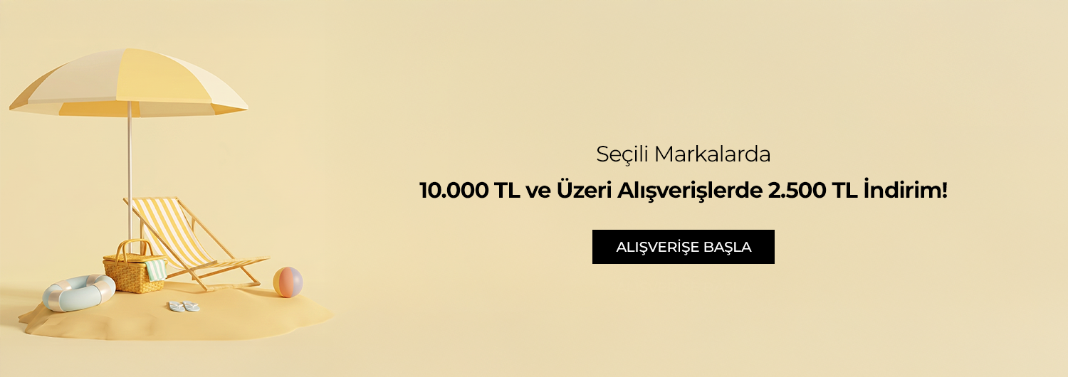 Bundle (set) stok kodlu ürünler dahil değildir; sadece kampanya altında listelenen tüm ürünler dahildir.
2.500 TL indirim sepet fiyatlarına doğrudan yansıtılmıştır.
Kampanyadan yararlanmak için sepete eklenen seçili ürünler indirimli fiyatlar üzerinden hesaplanacaktır. Kısmi iade durumunda, iade tutarı ürünün satın alınan
indirimli fiyatı üzerinden hesaplanır.
İndirim doğrudan ürün bazlı uygulandığı için, iade edilen ürünün net tutarı hesabınıza aktarılır; ancak kampanya kapsamı dışındaki diğer sepet avantajları veya kargo baremleri bu iadeden dolayı değişiklik gösterebilir.