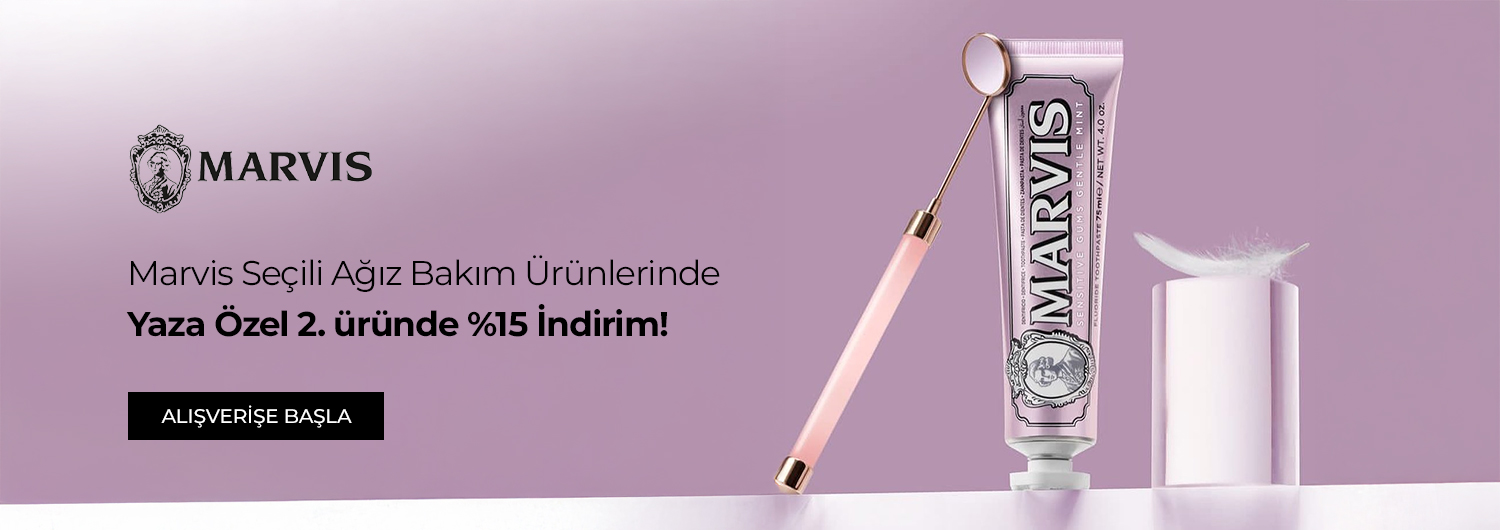 Marvis Seçili Ağız Bakım Ürünlerinde Yaza Özel 2. üründe %15 İndirim kampanyası, sepetinize seçili ürünlerden en az 2 adet eklediğinizde, fiyatı daha düşük olan ürüne ödeme ekranında uygulanır. Kısmi iade durumunda, iade sonrası kalan ürün adedinin kampanya şartını (minimum 2 ürün) veya kalan sepet tutarının ücretsiz kargo baremini karşılamaması halinde; sağlanan indirim avantajı ve başlangıçta tahsil edilmeyen kargo ücreti iade tutarından mahsup edilerek yeniden hesaplama yapılır. Bu işlemler nedeniyle iade edilecek tutar, ürünün satış fiyatından düşük çıkabilir veya iade bakiyesi oluşmayabilir.