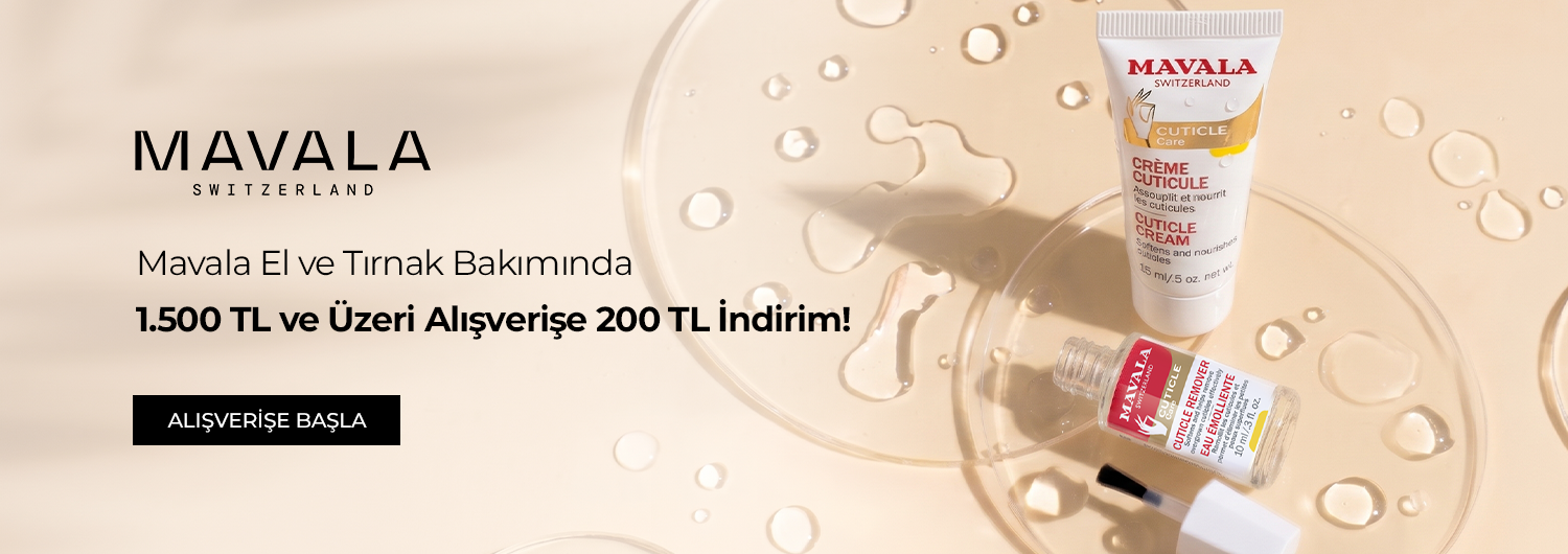 Bundle (set) stok kodlu ürünler dahil değildir; sadece kampanya altında listelenen tüm ürünler dahildir. 1.500 TL ve Üzeri Alışverişe 200 TL indirim ürün fiyatlarına sepette yansıtılmıştır.
Kampanyadan yararlanmak için sepete eklenen Mavala ürünleri indirimli fiyatlar üzerinden hesaplanacaktır. Kısmi iade durumunda, kampanya şartları sağlanmaması durumunda kesinti olacaktır.
İndirim doğrudan ürün bazlı uygulandığı için, iade edilen ürünün net tutarı hesabınıza aktarılır; ancak kampanya kapsamı dışındaki diğer sepet avantajları veya kargo baremleri bu iadeden dolayı değişiklik gösterebilir.