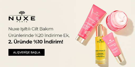 Nuxe Işıltılı Cilt Bakım Ürünlerinde %20 İndirime Ek, 2. Üründe %10 İndirim!