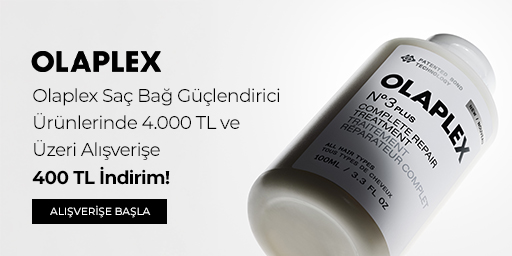 Bundle (set) stok kodlu ürünler dahil değildir; sadece kampanya altında listelenen tüm ürünler dahildir.
4.000 TL ve üzerine alışverişde 400 TL indirim sepet fiyatlarına yansıtılacaktır.
Kampanyadan yararlanmak için sepete eklenen Olaplex ürünleri indirimli fiyatlar üzerinden hesaplanacaktır. Kısmi iade durumunda, iade tutarı ürünün satın alınan
indirimli fiyatı üzerinden hesaplanır.
İndirim doğrudan ürün bazlı uygulandığı için, iade edilen ürünün net tutarı hesabınıza aktarılır; ancak kampanya kapsamı dışındaki diğer sepet avantajları veya kargo baremleri bu iadeden dolayı değişiklik gösterebilir.