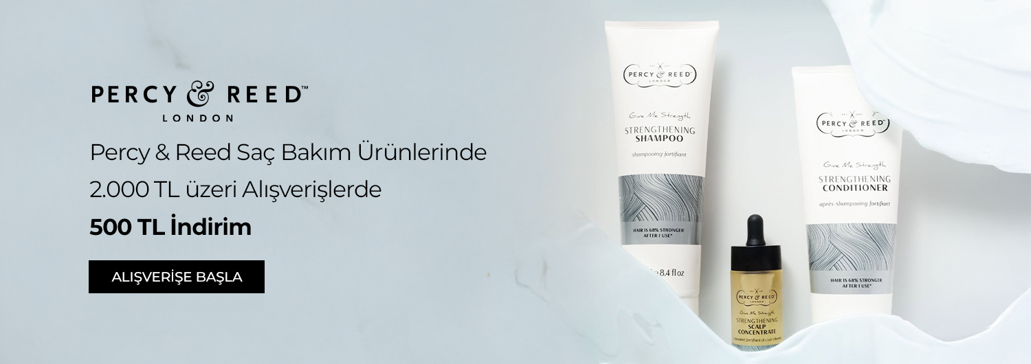 Percy & Reed saç bakım ürünlerinde geçerli olan bu kampanyadan yararlanmak için kupon kodu gerekmemekte olup, sepetinize kampanya dahilindeki ürünlerden en az 2.000 TL değerinde eklediğinizde 500 TL indirim ödeme ekranında otomatik olarak uygulanacaktır. Kampanya 1 kullanım ile sınırlıdır. Kısmi iade durumunda, iade sonrası kalan sepet tutarı kampanya alt sınırını (2.000 TL) karşılamıyorsa 500 TL’lik indirim avantajı iptal edilerek iade tutarı ürünlerin indirimsiz fiyatları üzerinden yeniden hesaplanır; bu hesaplama nedeniyle iade tutarı ürün fiyatından düşük çıkabilir veya bakiye oluşmayabilir. Ayrıca iade sonrası kalan tutarın "Ücretsiz Kargo" bareminin altında kalması durumunda, kampanya kapsamında alınmayan kargo ücreti iade tutarından düşülür.