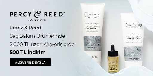 Percy & Reed Saç Bakım Ürünlerinde 2.000 TL üzeri Alıverişlerde 500 TL İndirim