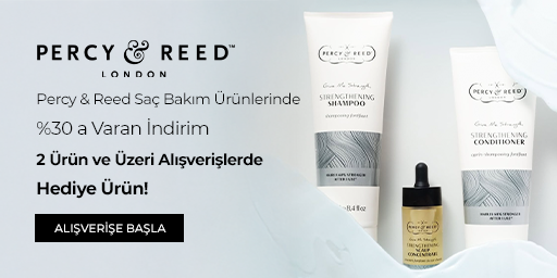 Percy & Reed Saç Bakım Ürünlerinde %30 a Varan İndirime Ek 2 Ürün ve Üzeri Alışverişlerde Hediye Ürün!