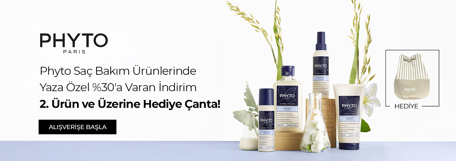 Bundle (set) stok kodlu ürünler dahil değildir; sadece kampanya altında listelenen tüm ürünler dahildir.
%30'a varan indirim ve 2. ürün ve üzerine hediye çanta avantajı ürün fiyatlarına doğrudan yansıtılmıştır.
Kampanyadan yararlanmak için sepete eklenen Phyto ürünleri indirimli fiyatlar üzerinden hesaplanacaktır. Kısmi iade durumunda, iade tutarı ürünün satın alınan
indirimli fiyatı üzerinden hesaplanır.
İndirim doğrudan ürün bazlı uygulandığı için, iade edilen ürünün net tutarı hesabınıza aktarılır; ancak kampanya kapsamı dışındaki diğer sepet avantajları veya kargo baremleri bu iadeden dolayı değişiklik gösterebilir.