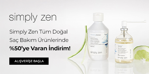 Simply Zen Tüm Doğal Saç Bakım Ürünlerinde %50’ye Varan İndirim!