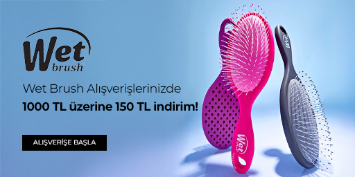 Wet Brush Alışverişlerinizde 1000 TL üzerine 150 TL indirim!