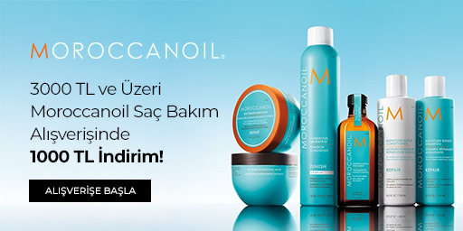 Moroccanoil Saç Bakım Ürünlerinde Yapacağınız 3000 TL ve Üzeri Alışverişde 1000 TL İndirim!