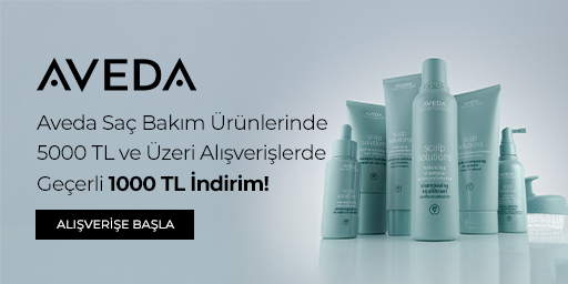 Aveda Saç Bakım Ürünlerinde 5000 TL ve Üzeri Alışverişlerde Geçerli 1000 TL İndirim!