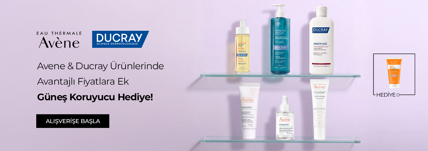 Bundle (set) stok kodlu ürünler dahil değildir; sadece kampanya altında listelenen tüm ürünler dahildir. Avantajlı fiyatlar doğrudan yansıtılmıştır ve hediye sepette otomatik tanımlanır.
Kampanyadan yararlanmak için sepete eklenen Avene & Ducray ürünleri indirimli fiyatlar üzerinden hesaplanacaktır. Kısmi iade durumunda, iade tutarı ürünün satın alınan
indirimli fiyatı üzerinden hesaplanır.
İndirim doğrudan ürün bazlı uygulandığı için, iade edilen ürünün net tutarı hesabınıza aktarılır; ancak kampanya kapsamı dışındaki diğer sepet avantajları veya kargo baremleri bu iadeden dolayı değişiklik gösterebilir.