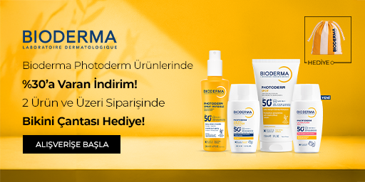Bioderma Photoderm Ürünlerinde %30' varan indirime ek 2 Ürün ve üzeri Alımınızda Bikini Çantası Hediye!