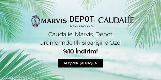 Caudalie, Marvis, Depot Tüm Ürünlerde İlk Siparişine Özel %10 İndirim!