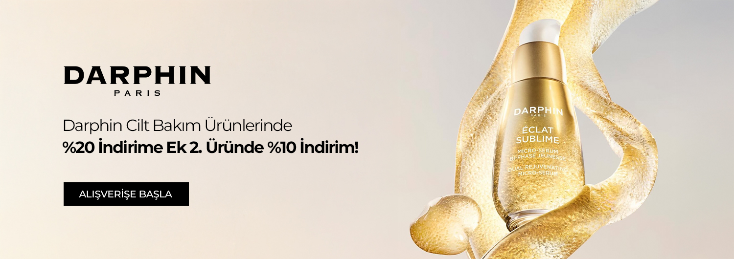 Darphin Cilt Bakım Ürünlerinde %20 İndirime Ek 2. Üründe %10 İndirim!