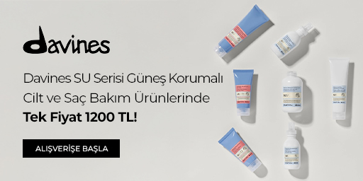 Davines SU Serisi Güneş Korumalı Cilt ve Saç Bakım Ürünlerinde Tek Fiyat 1200 TL!
